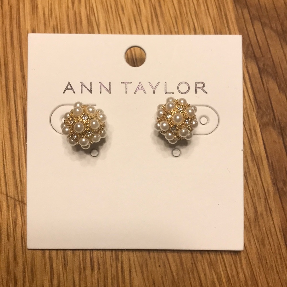Never worn with tags Ann Taylor Statement Earrings